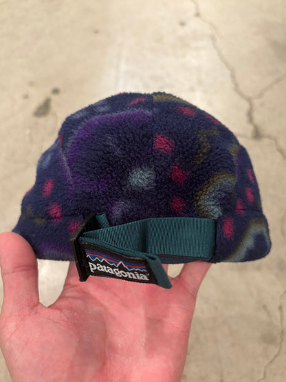 90's PATAGONIA「Winter Duckbill Cap」総柄 USA製 フリースキャップ