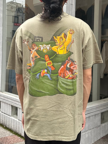 90's DISNEY 「Lion King」USA製 キャラクターTシャツ