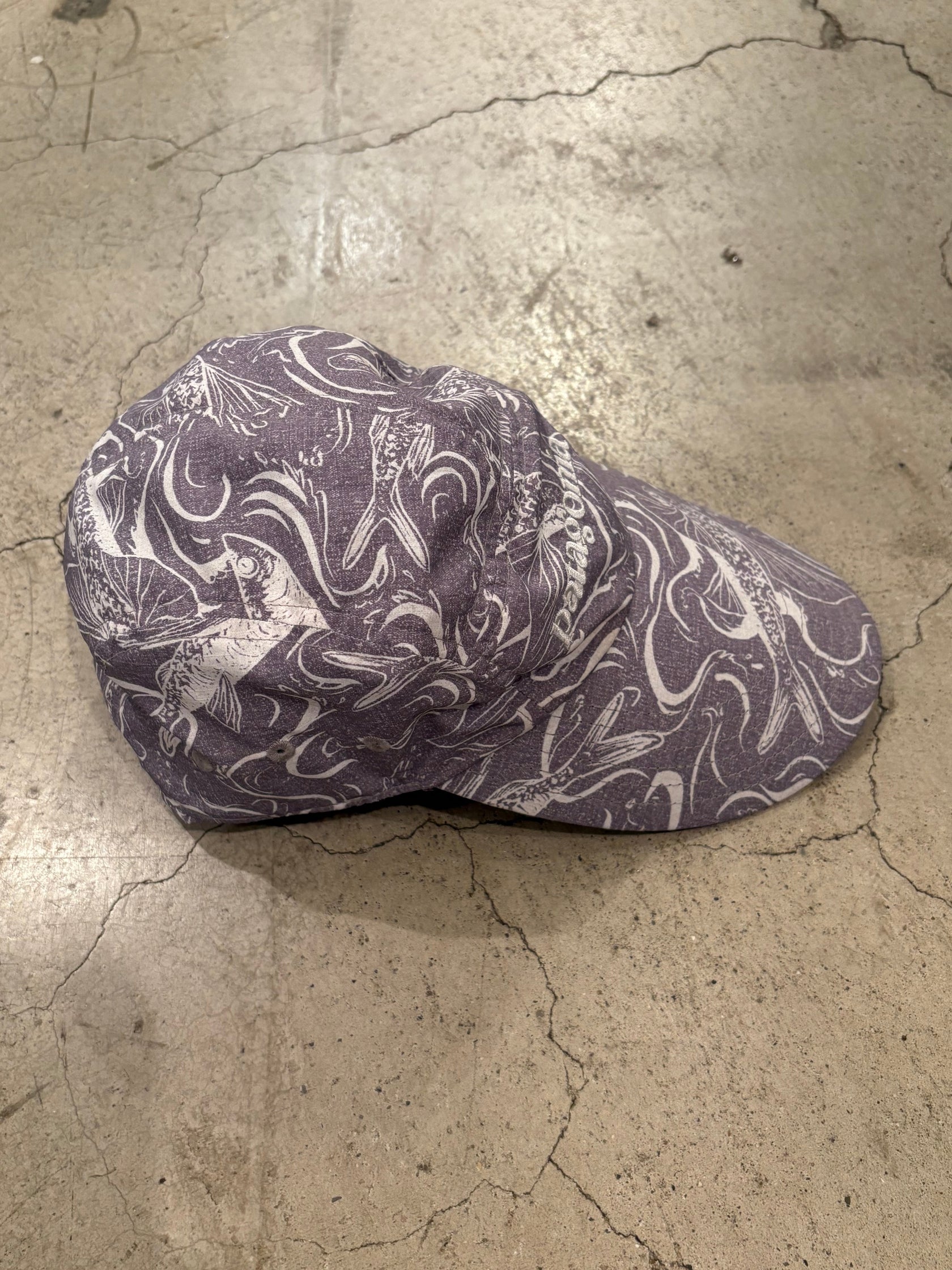 00's PATAGONIA「Bimini Stretch Fit Cap」トビウオ柄 キャップ