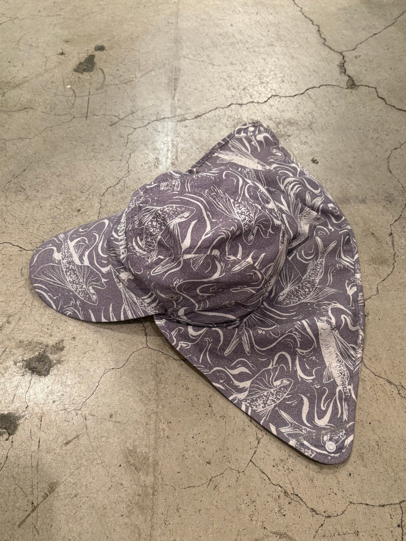 00's PATAGONIA「Bimini Stretch Fit Cap」トビウオ柄 キャップ