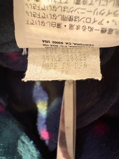 90's PATAGONIA「Winter Duckbill Cap」総柄 USA製 フリースキャップ