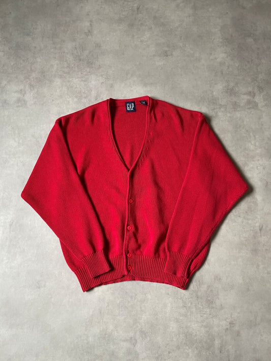 90's「OLD GAP」コットンニットカーディガン