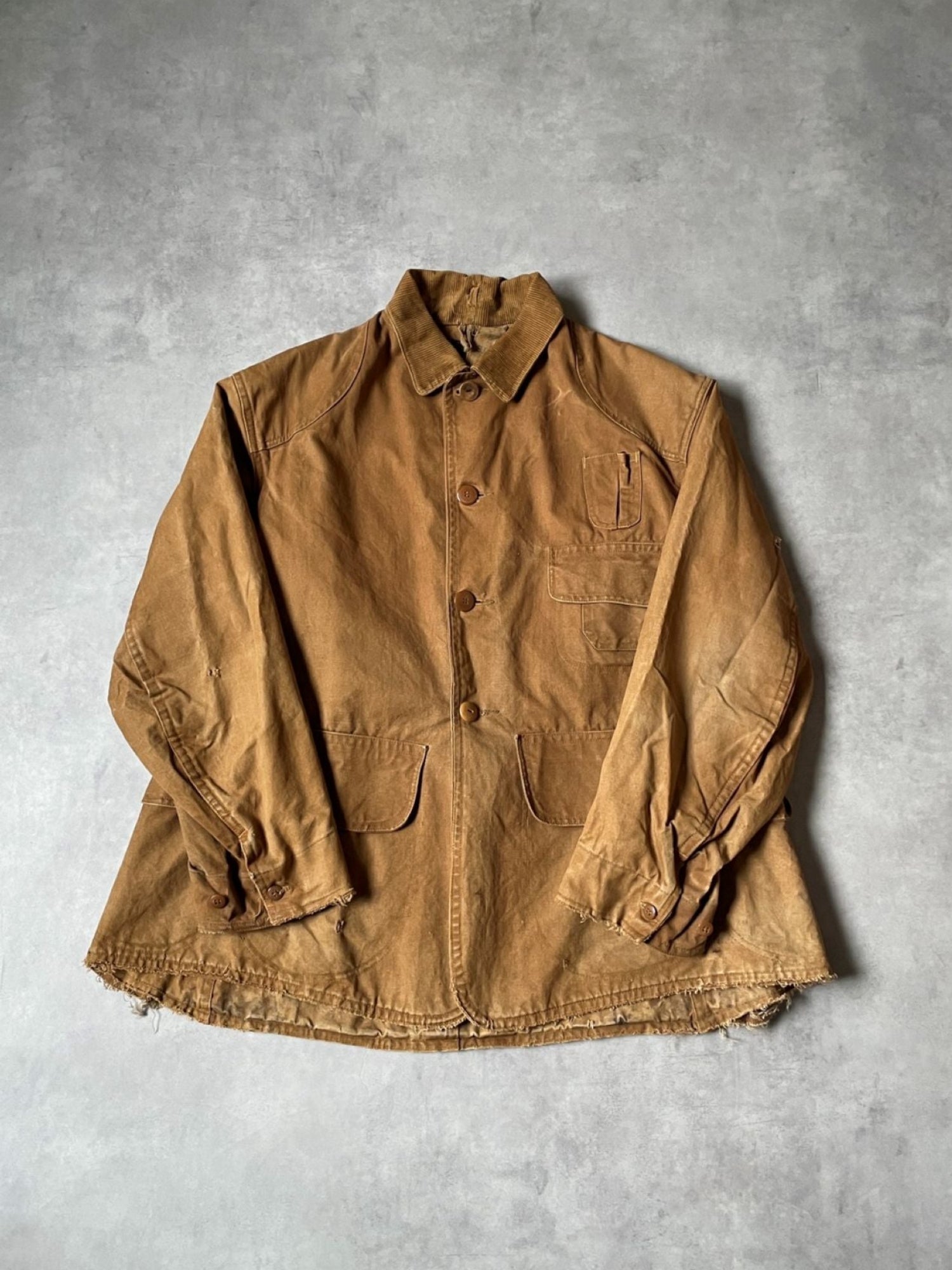 40's~50's HUNTING JACKET コーデュロイ襟