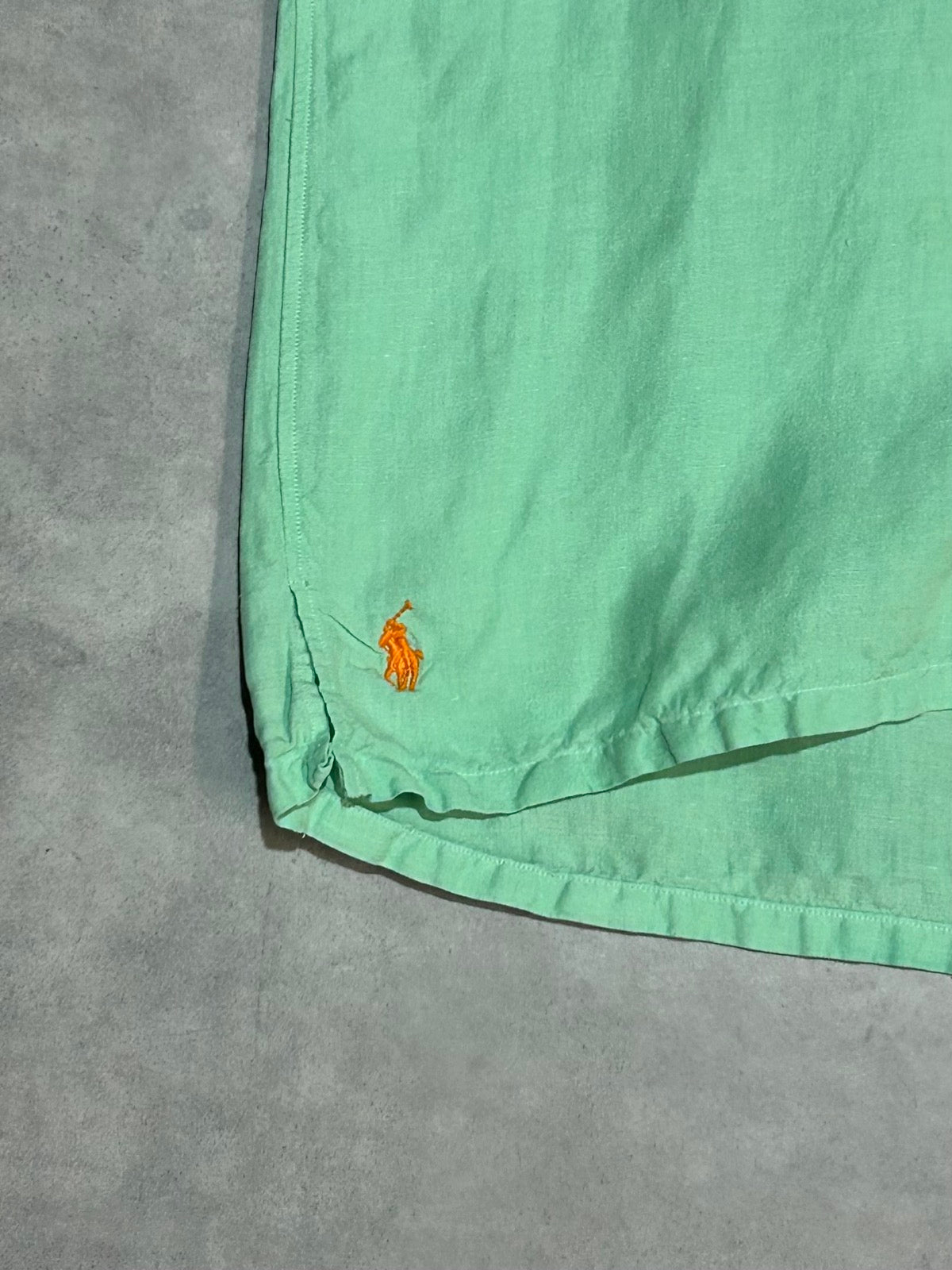 90's Polo Ralph Lauren「リネンシルク」オープンカラーシャツ