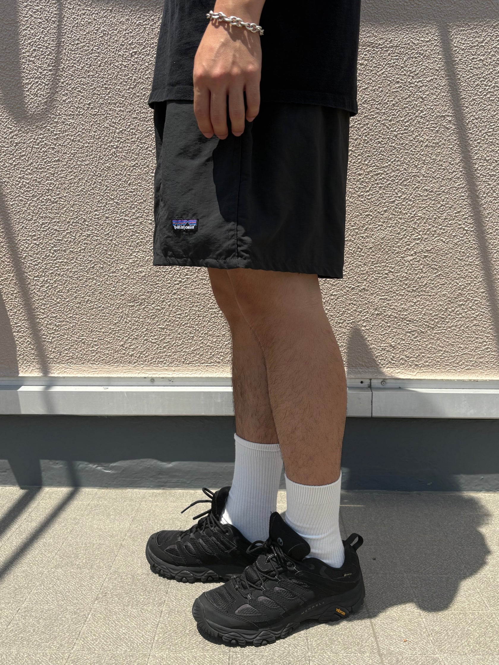 00's PATAGONIA「Baggies Shorts Charcoal Gray」ナイロンショーツ