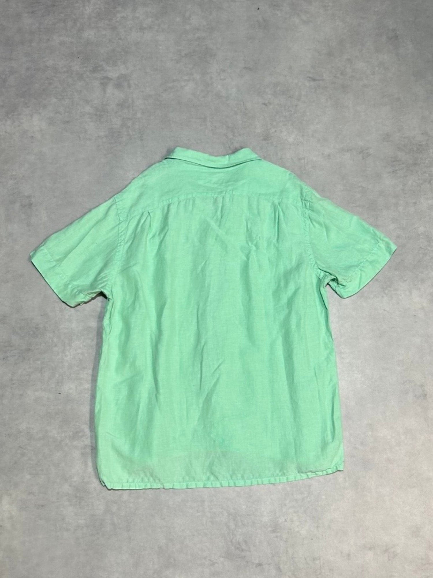 90's Polo Ralph Lauren「リネンシルク」オープンカラーシャツ