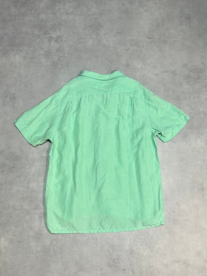 90's Polo Ralph Lauren「リネンシルク」オープンカラーシャツ