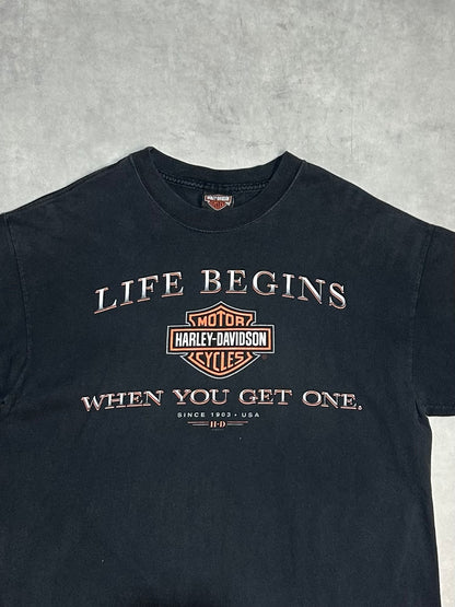 00's Harley-Davidson USA製 ロゴTシャツ