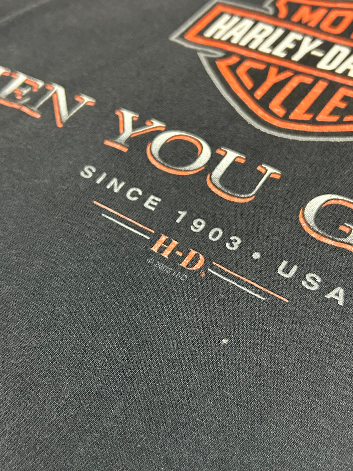 00's Harley-Davidson USA製 ロゴTシャツ