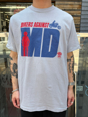 90's 「Bikers Against MD」USA製 バイクTシャツ