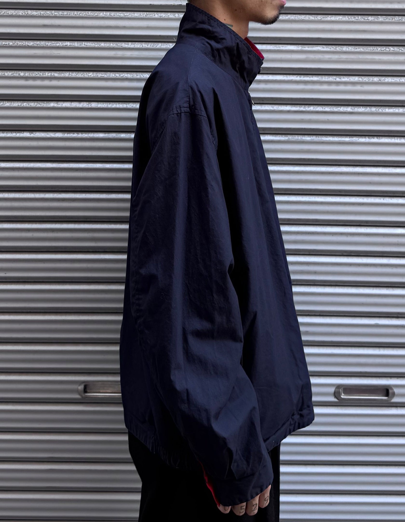 90’s LAND’S END「リバーシブルジャケット」ネイビー×レッド
