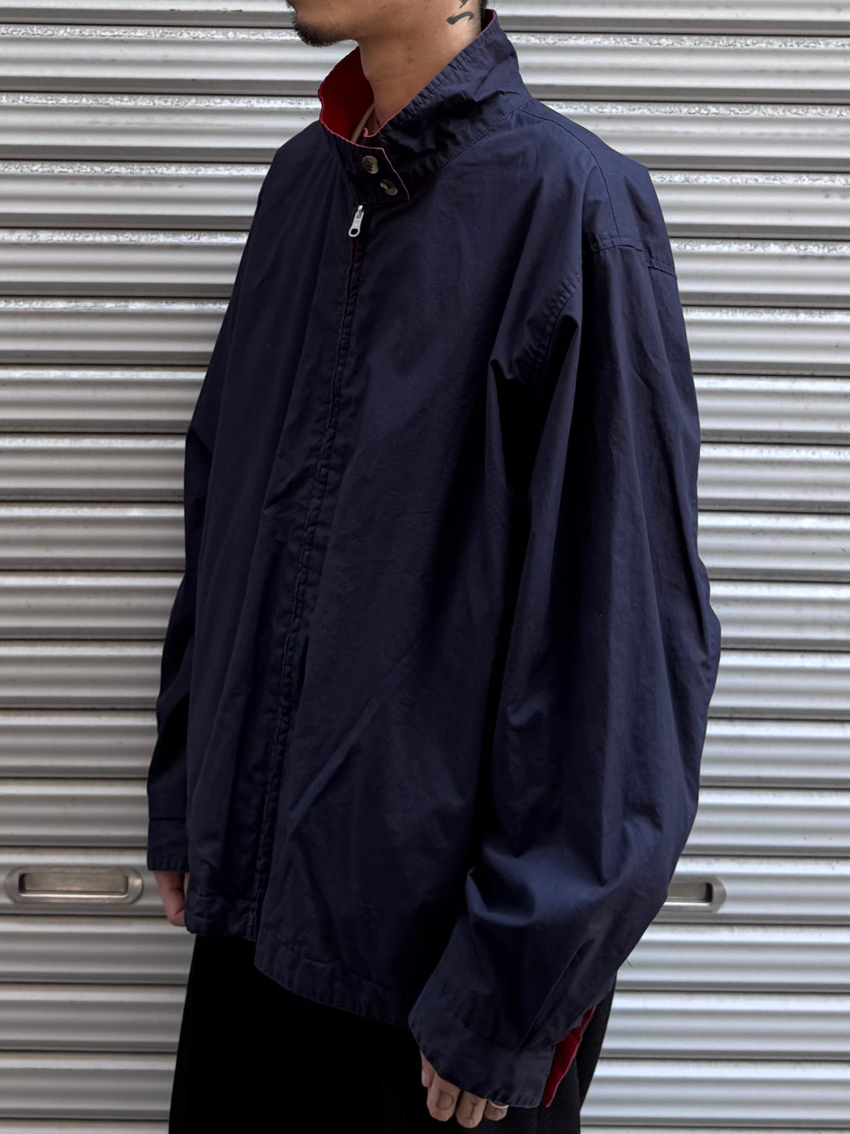 90’s LAND’S END「リバーシブルジャケット」ネイビー×レッド
