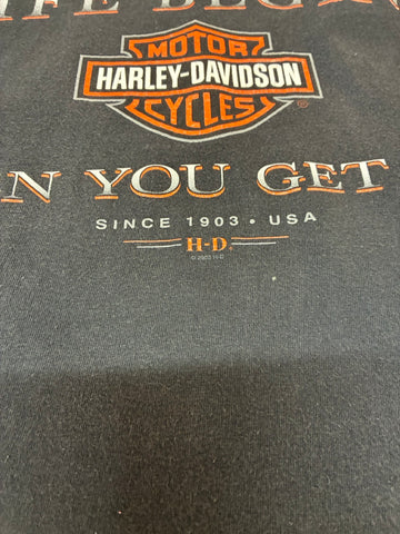 00's Harley-Davidson USA製 ロゴTシャツ