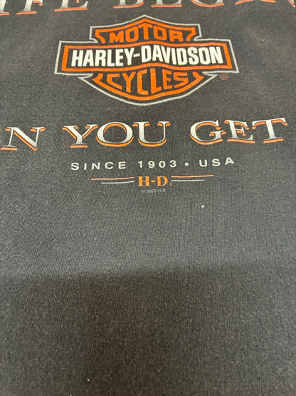00's Harley-Davidson USA製 ロゴTシャツ
