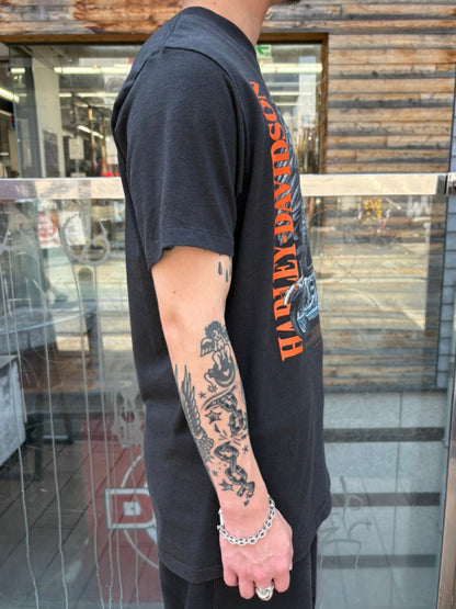 90's HARLEY-DAVIDSON「Eagle＆Bike」USA製 ハーレーTシャツ
