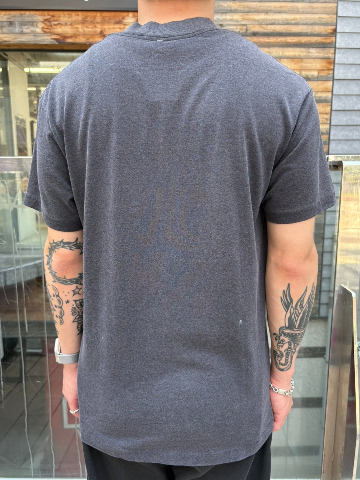 90's HARLEY-DAVIDSON「Eagle＆星条旗」USA製 ハーレーTシャツ