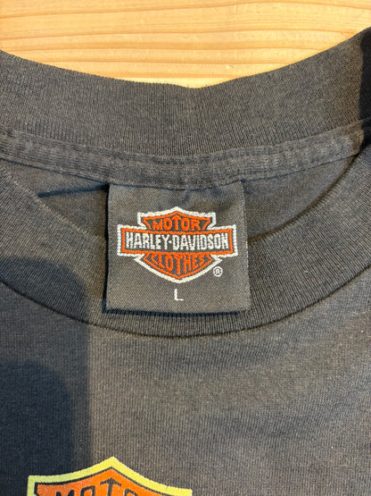 90's HARLEY-DAVIDSON「Eagle＆Bike」USA製 ハーレーTシャツ