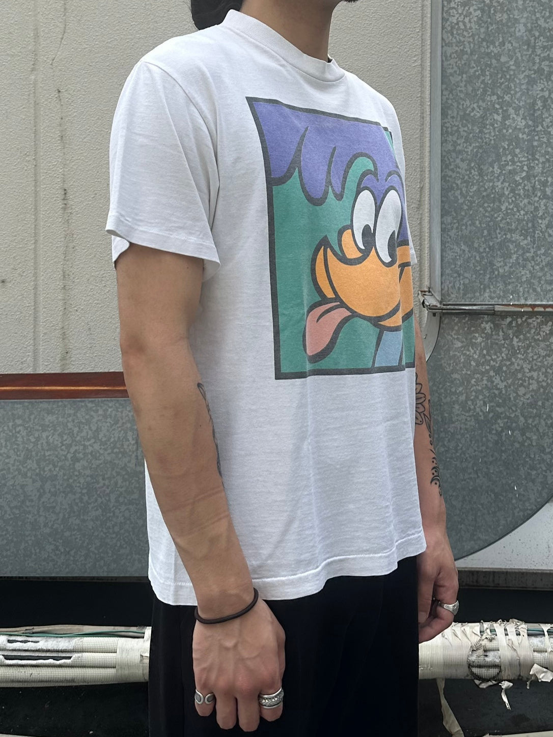90's LOONEY TUNES「ROAD RUNNNER」キャラクターTシャツ USA製