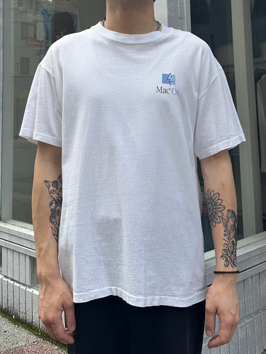 90's APPLE 「Mac Os」企業Tシャツ
