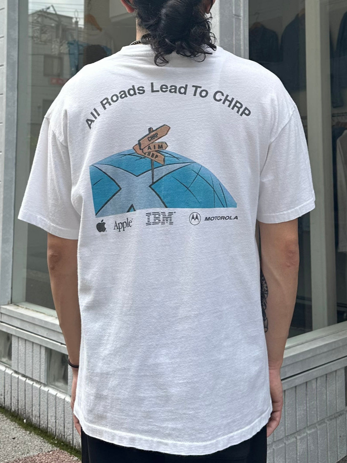 90's APPLE 「Mac Os」企業Tシャツ