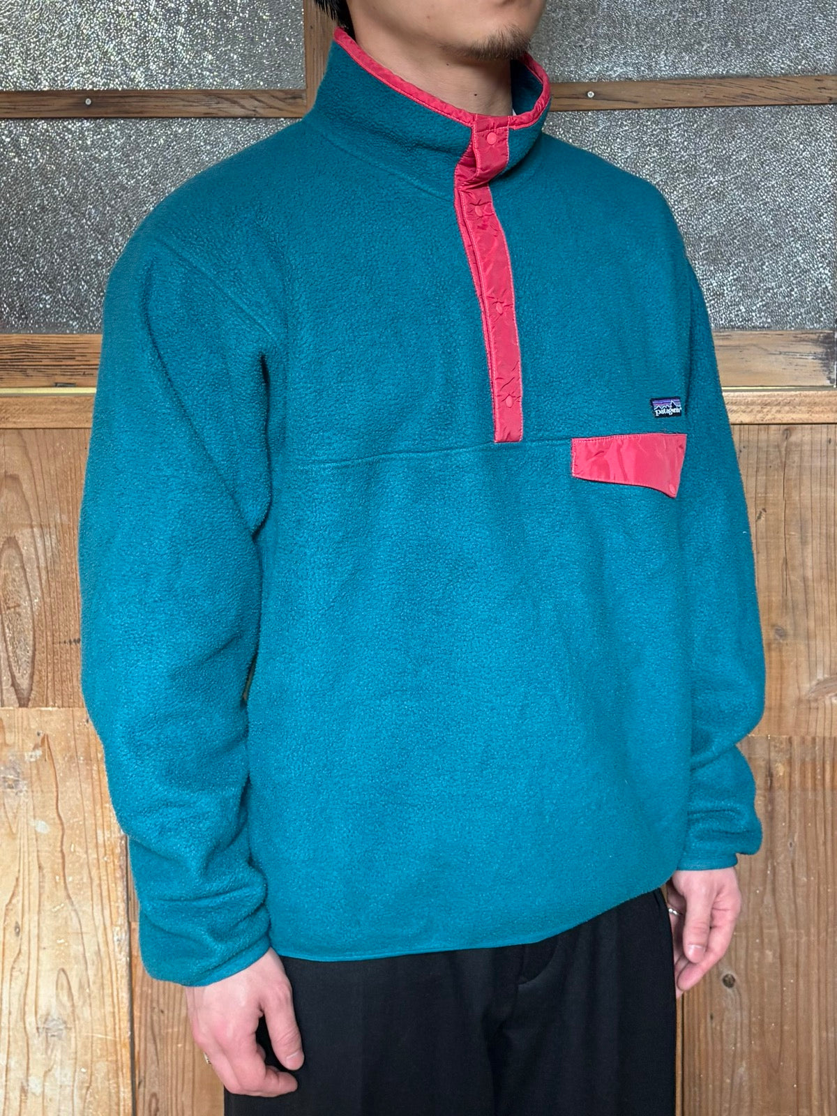 90’s PATAGONIA「SYNCHILLA Snap-T 」USA製 フリースプルオーバー