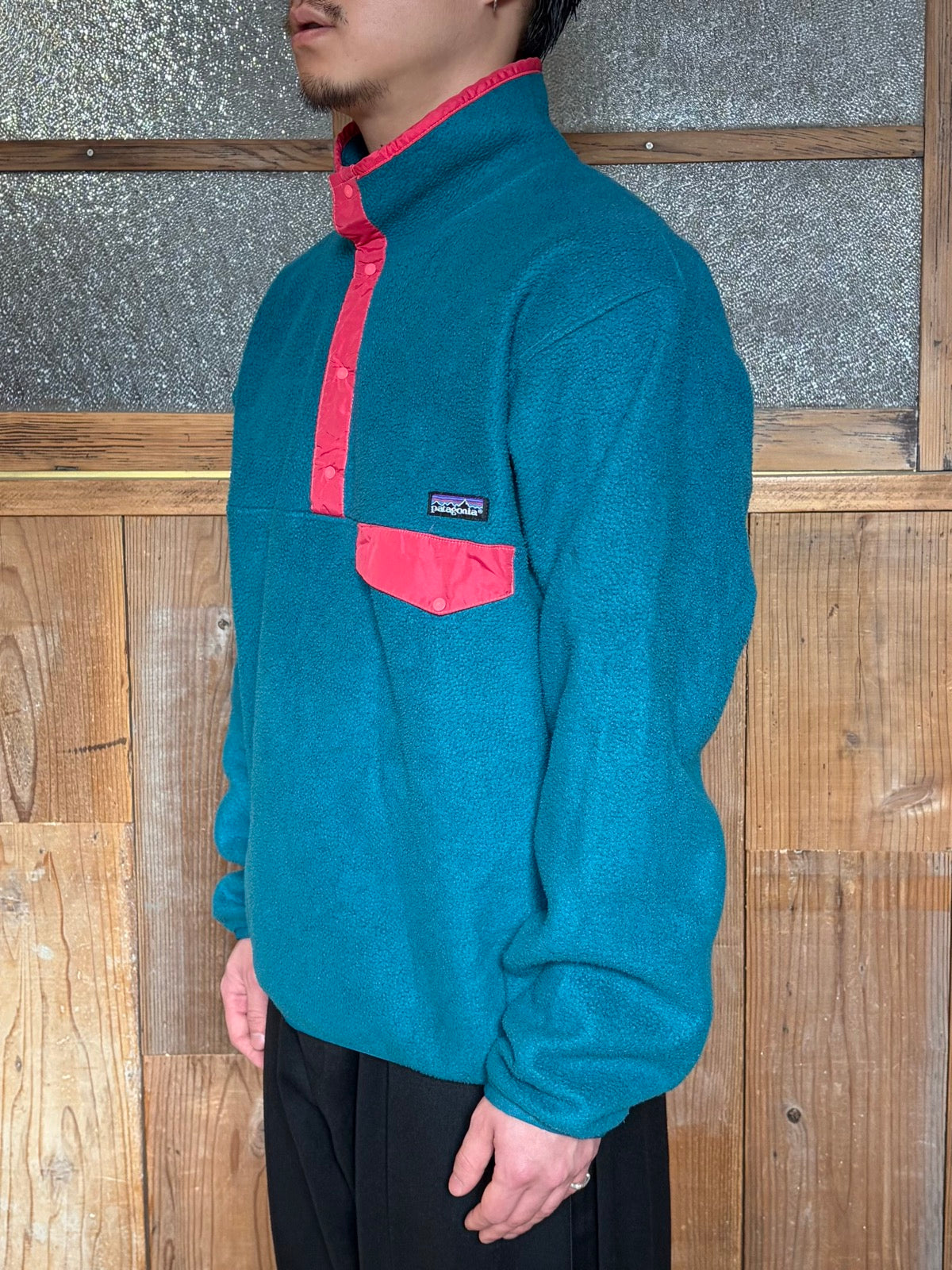90’s PATAGONIA「SYNCHILLA Snap-T 」USA製 フリースプルオーバー
