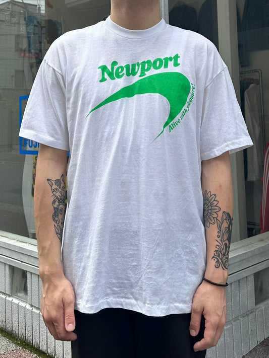 80's 「New Port」USA製 企業Tシャツ
