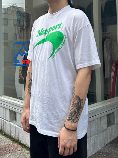 80's 「New Port」USA製 企業Tシャツ