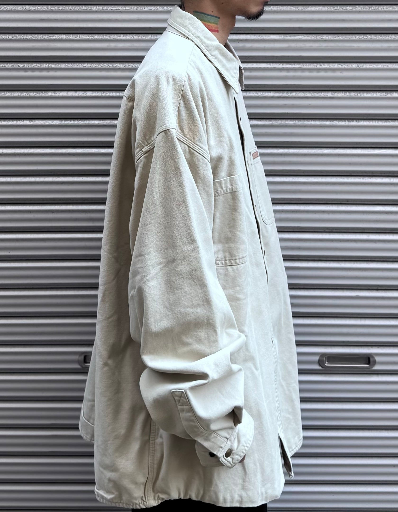 00's Carhartt「裏地付き」ダックシャツ