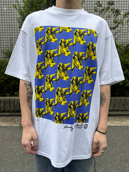 90's Andy Warhol  "COW" USA製 アートTシャツ
