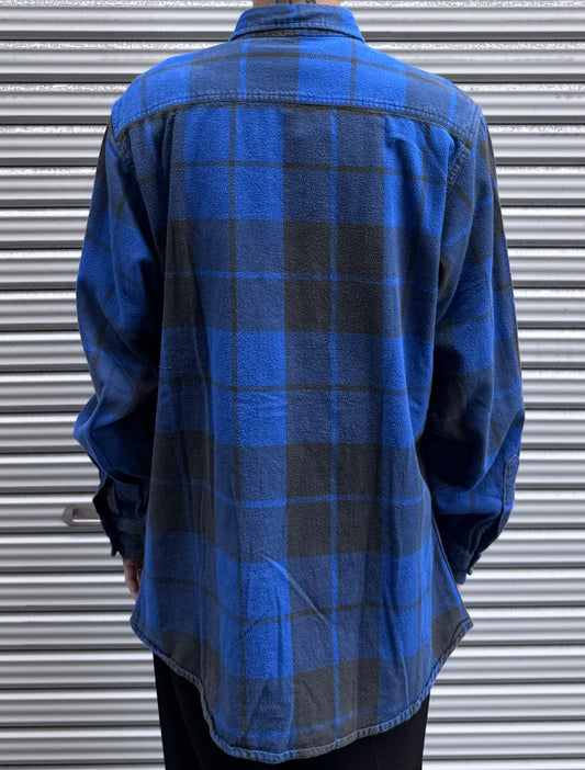 80's Eddie Bauer「黒タグ」チェックネルシャツ