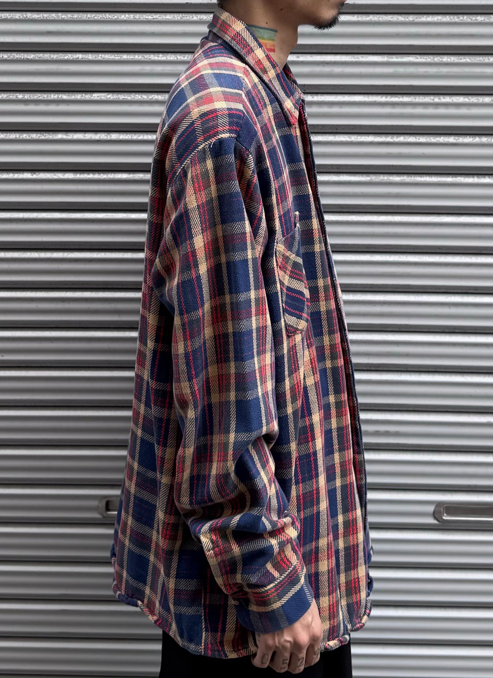 80's Flannel Check Shirt チェックネルシャツ