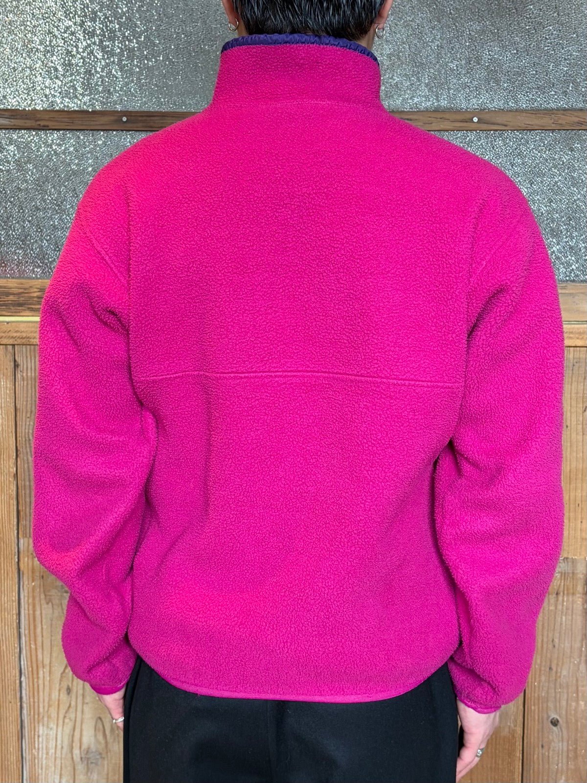NORTH FACE フリース usa スナップT patagonia snap 古着 80s USA製 Patagonia 初期 ポケットなし スナップT シンチラ