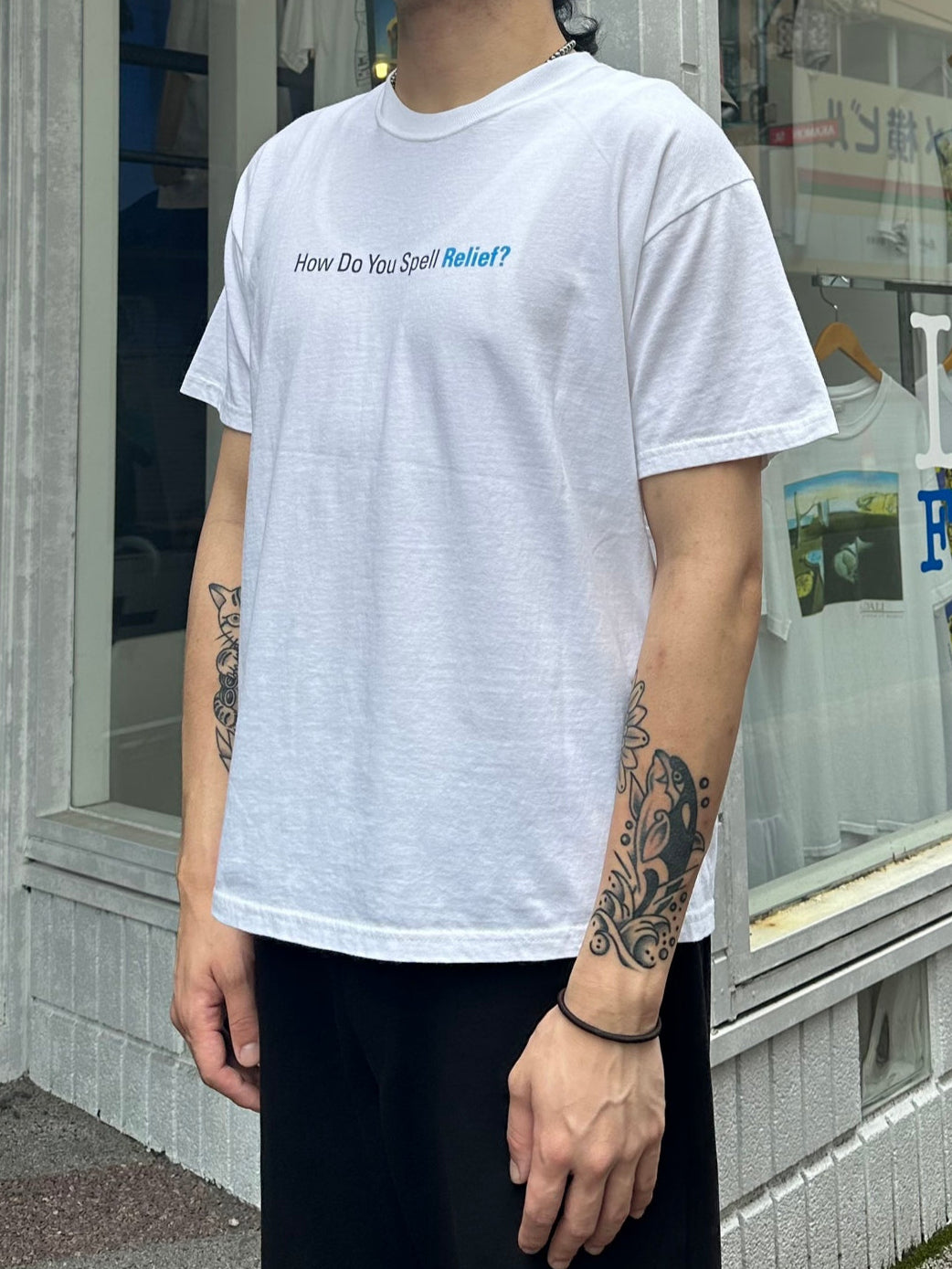 90's ROLAIDS 「How Do You Spell Relife?」企業Tシャツ