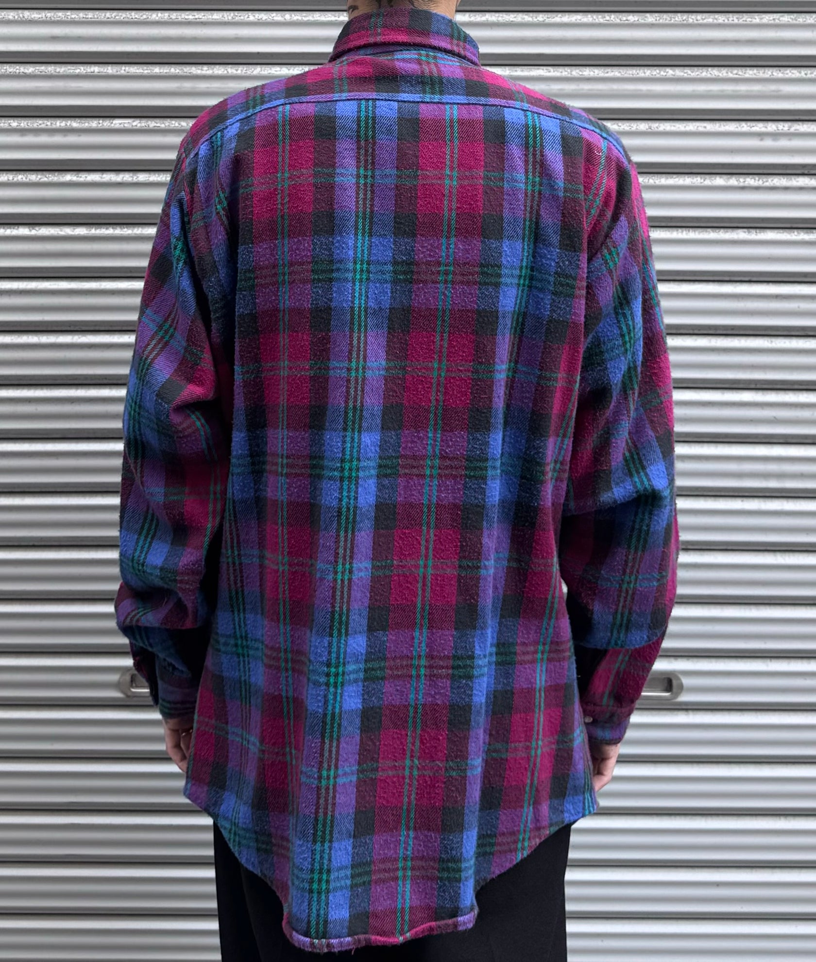 90's FIVE BROTHER チェックネルシャツ