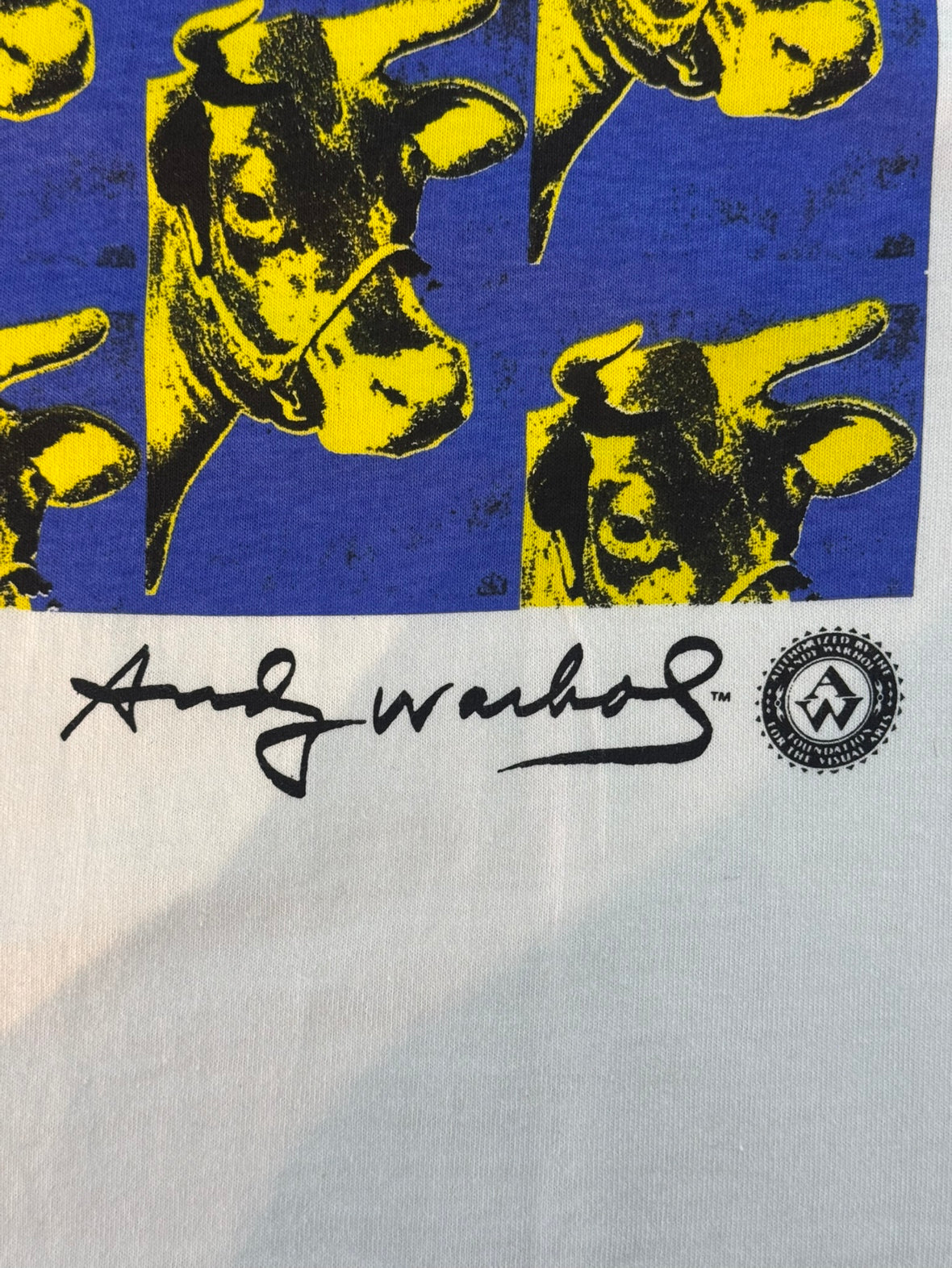 90's Andy Warhol  "COW" USA製 アートTシャツ