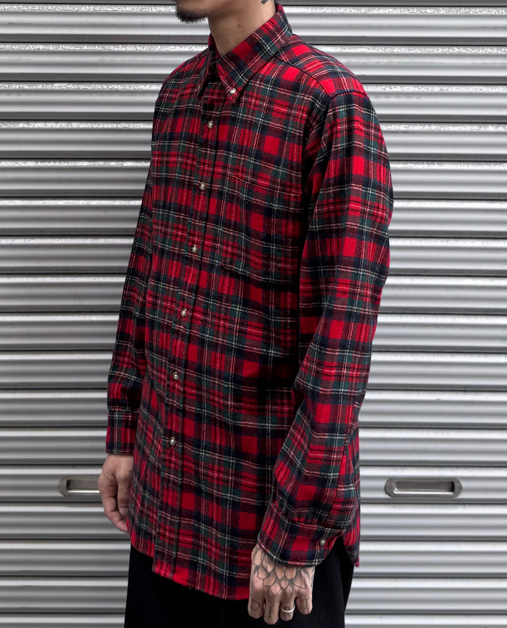 70's PENDLETON USA製 チェックネルシャツ