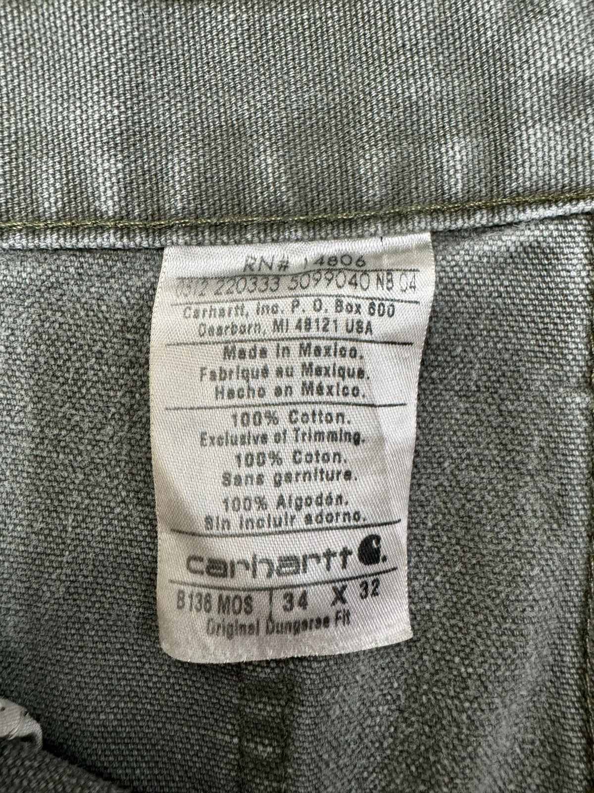 00's CARHARTT「Double Knee」ペインターパンツ