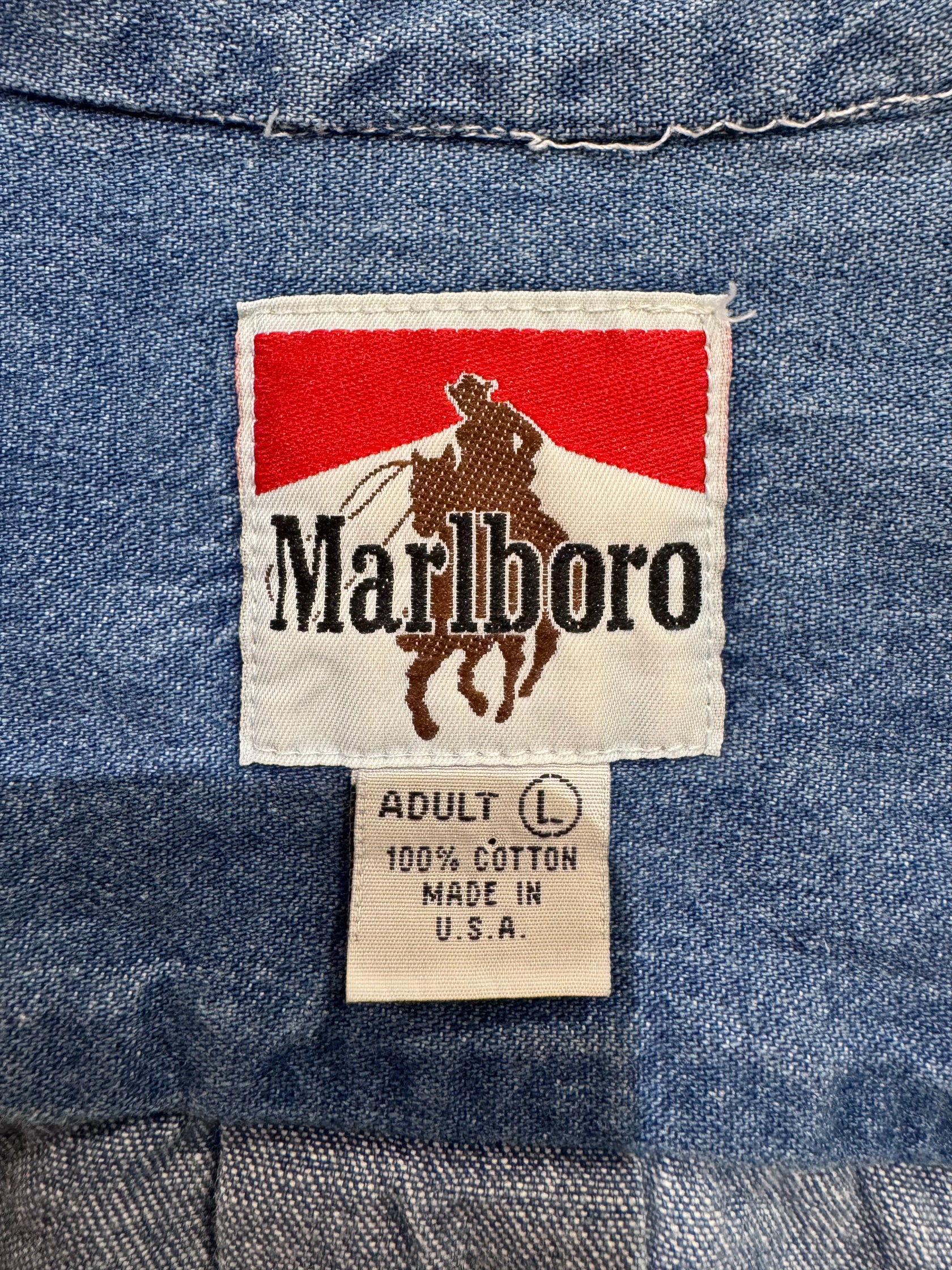 90’s MARLBORO USA製　デニムシャツ