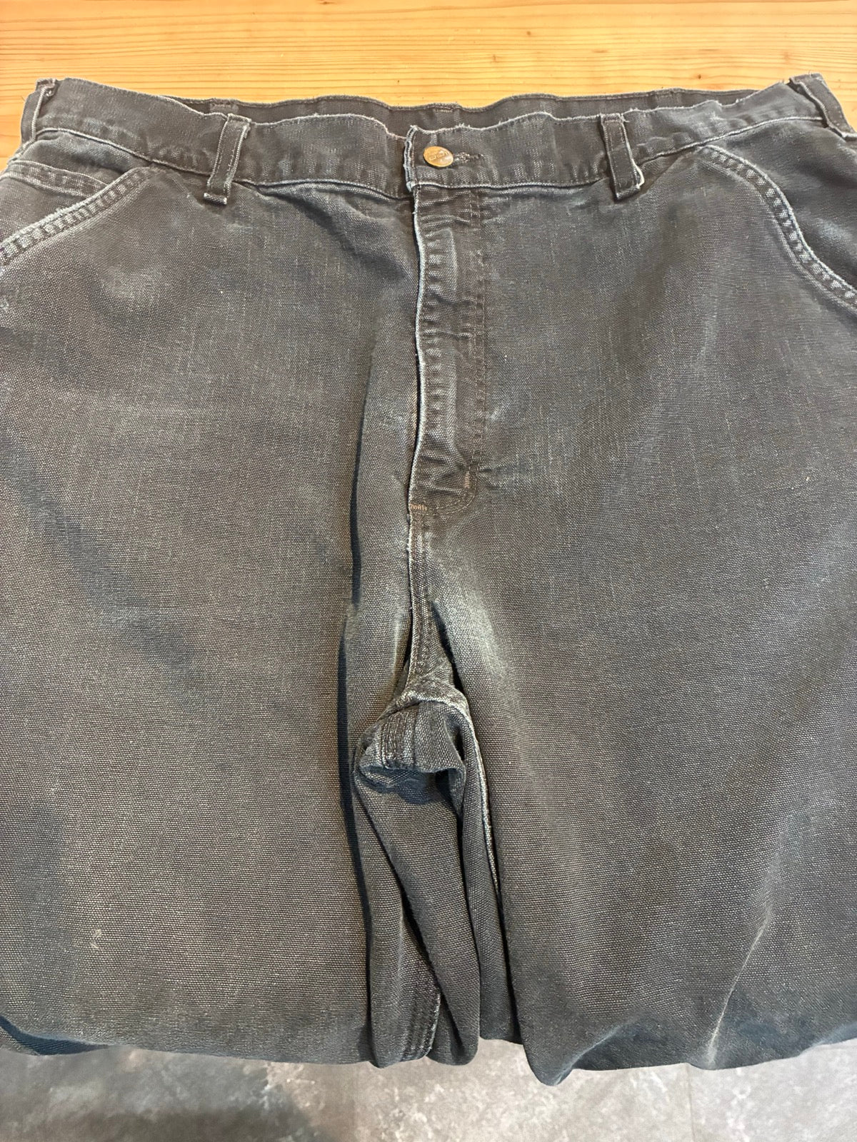 00's Carhartt「SINGLE NKEE」ダックパンツ