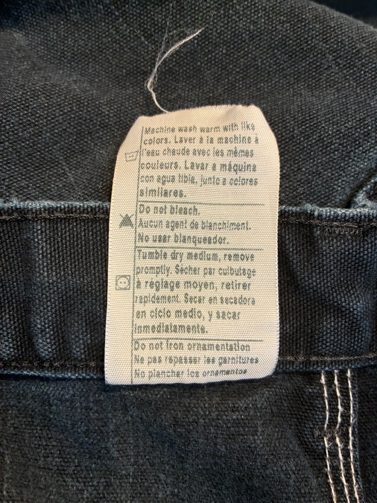 00's Carhartt「SINGLE NKEE」ダックパンツ