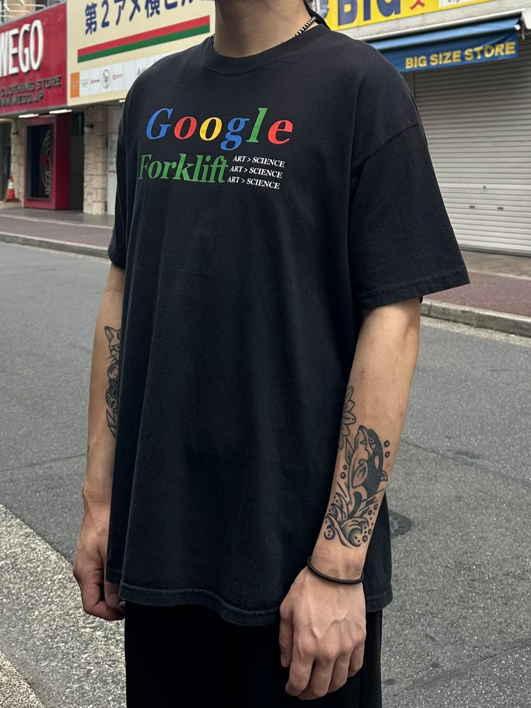 00's GOOGLE「Forklift」企業Tシャツ