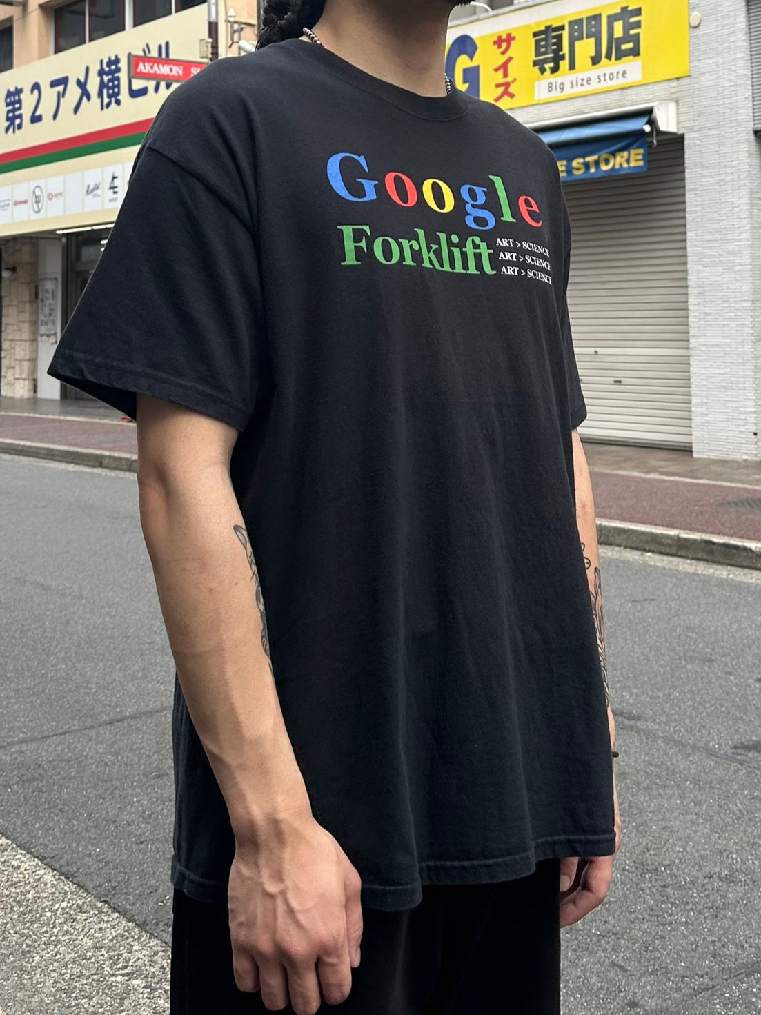 00's GOOGLE「Forklift」企業Tシャツ