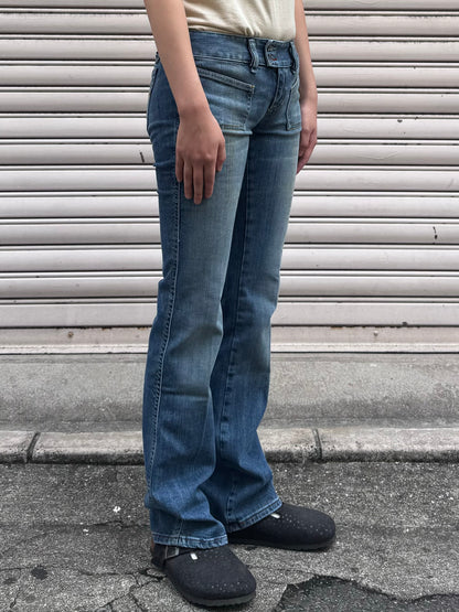 00’s DIESEL「0010M8」イタリア製 デニムフレアパンツ