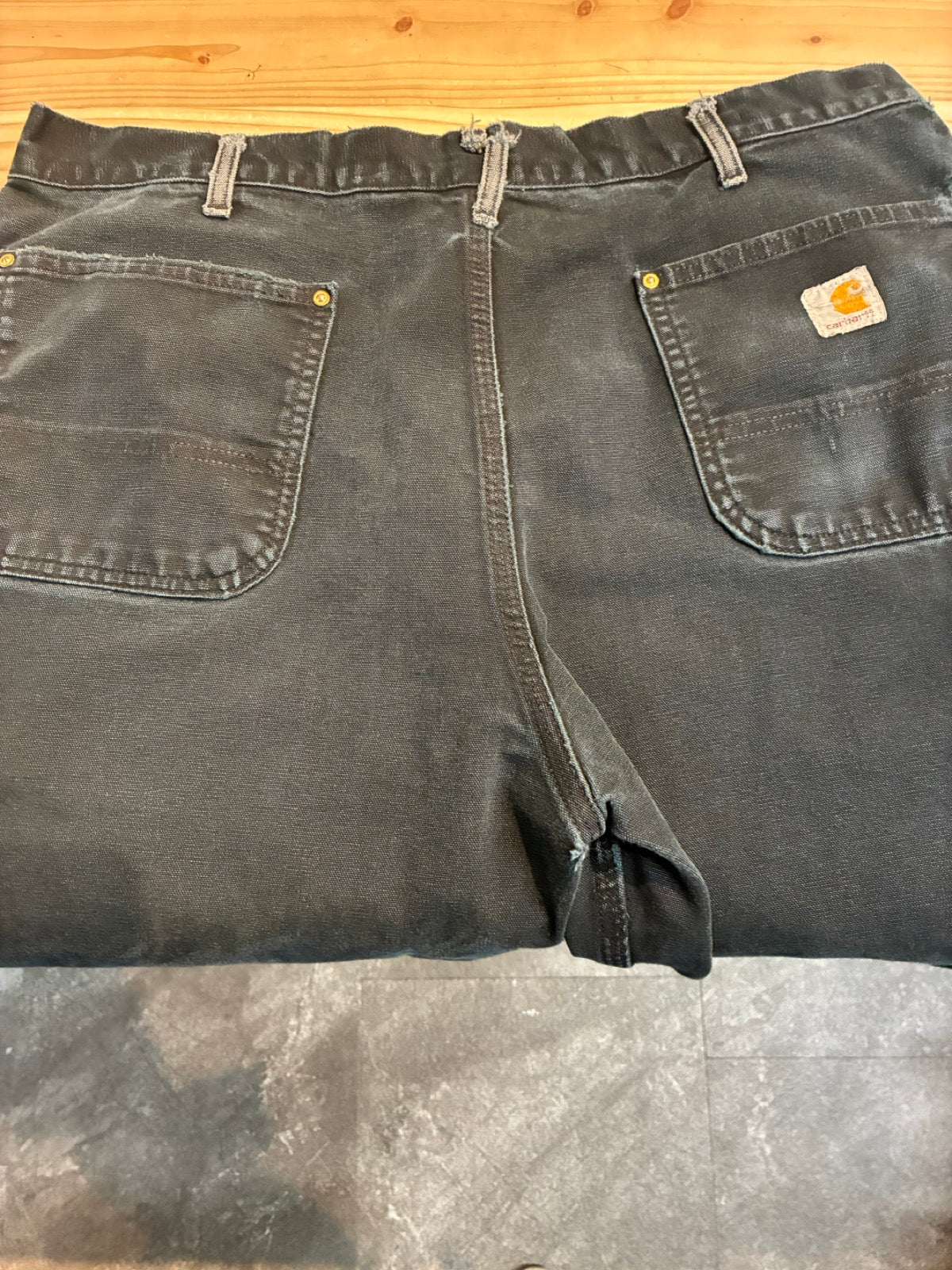 90's Carhartt「DOUBLE NKEE」USA製 ダックパンツ