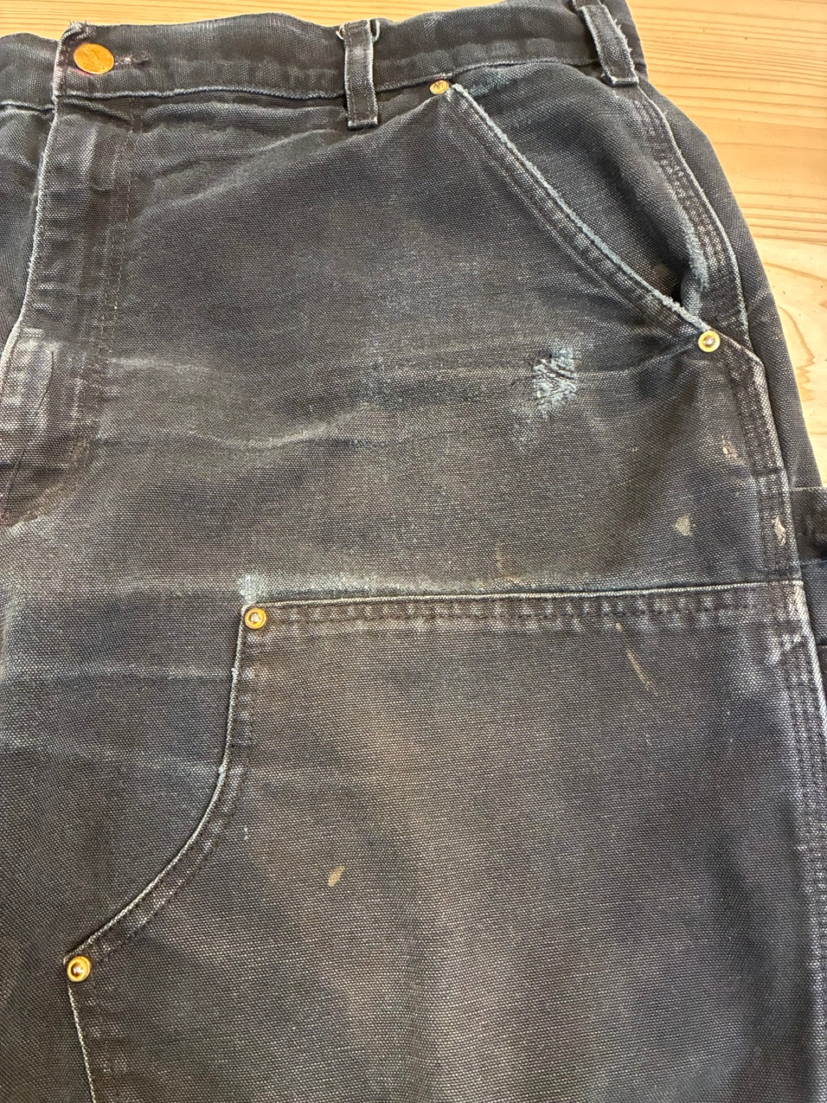 90's Carhartt「DOUBLE NKEE」USA製 ダックパンツ