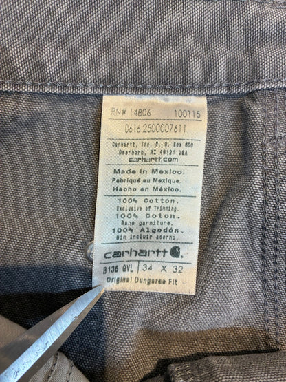 00's Carhartt「DOUBLE NKEE」ダックパンツ