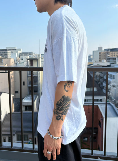 90's「Black＆White Lovers」グラフィックTシャツ