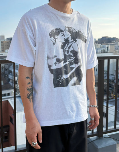 90's「Black＆White Lovers」グラフィックTシャツ