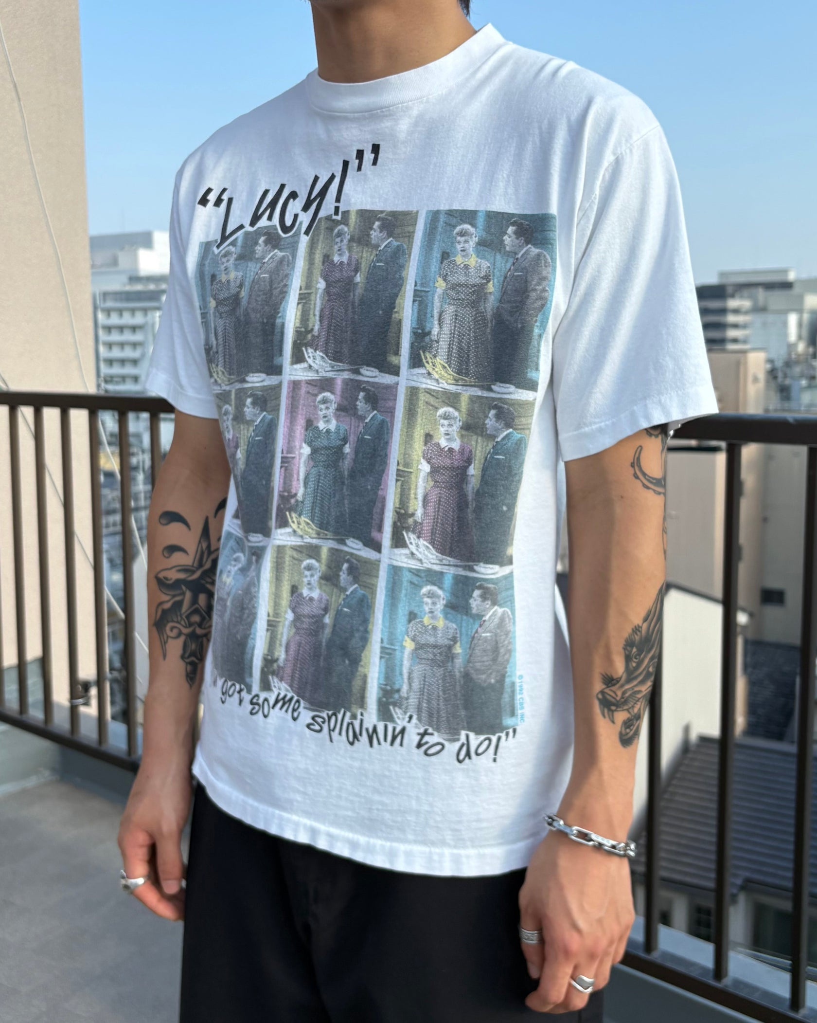 90's「I Love LUCY」USA製 グラフィックTシャツ